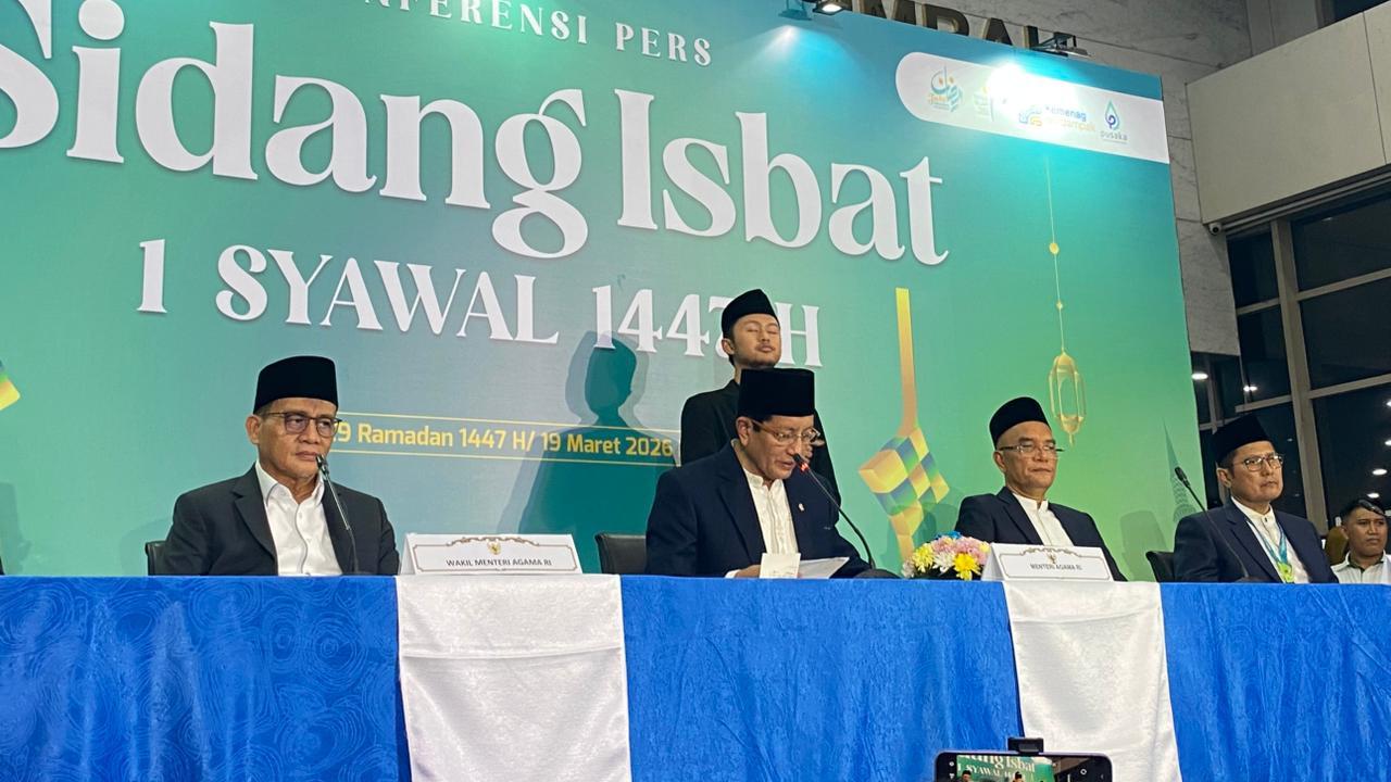 Hasil Sidang Isbat: Lebaran Idulfitri Ditetapkan Sabtu 21 Maret 2026